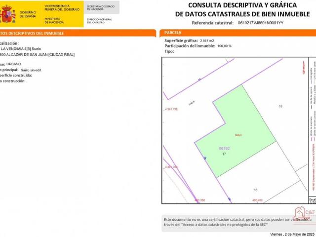 Terreno en venta en Alcázar De San Juan, Castilla-La Mancha