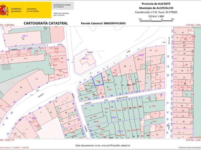Terreno en venta en Centre, l'Alcoià