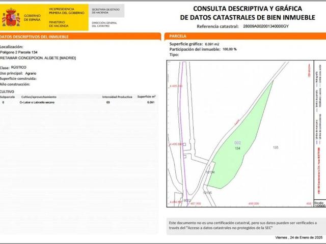 Terreno en venta en Algete, Madrid