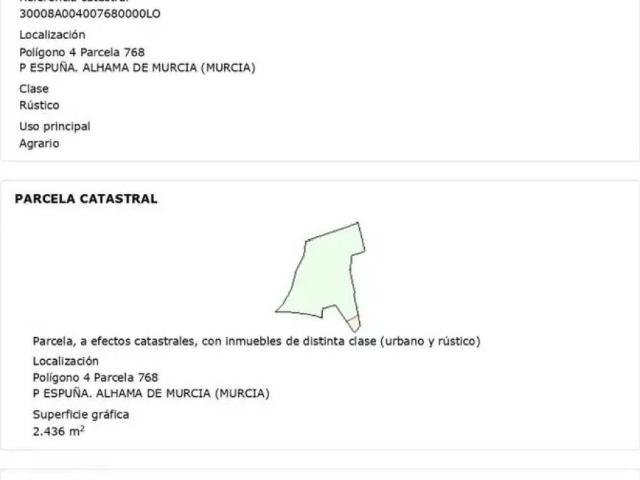 Terreno en venta en Bajo Guadalentín, Murcia