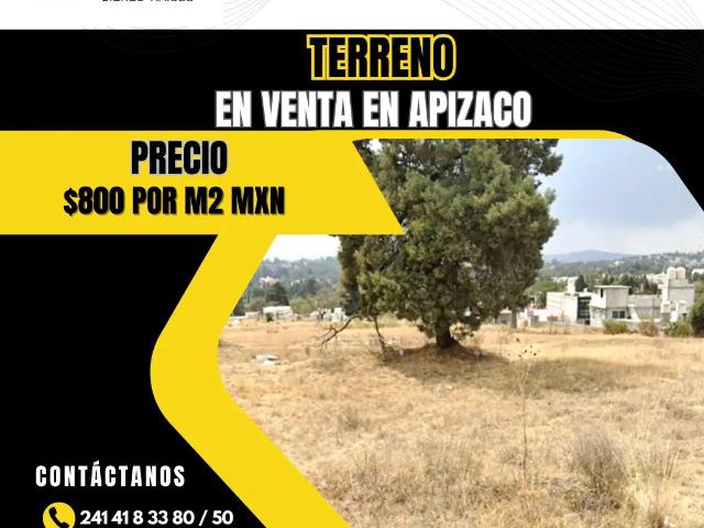 Terreno en venta en Apizaco, Tlaxcala