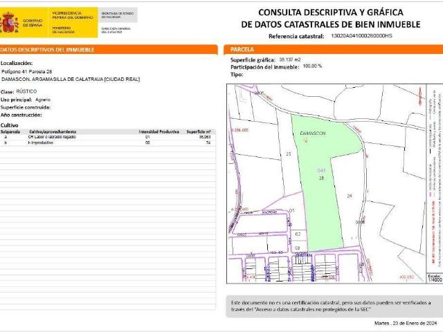 Terreno en venta en Argamasilla De Calatrava, Residencial los Encinares