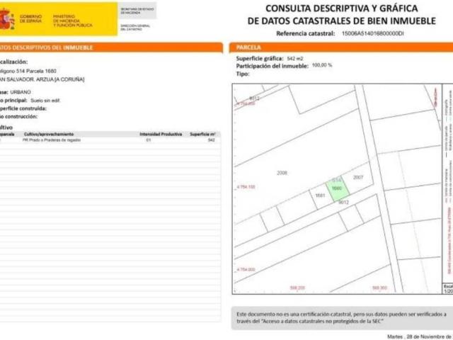Terreno en venta en Arzúa, Galicia