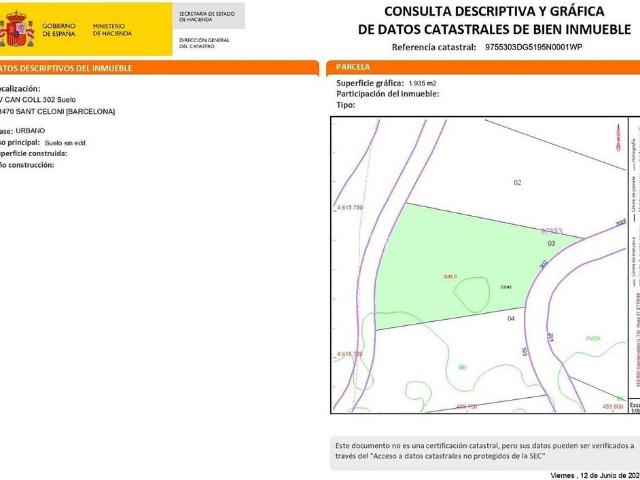 Terreno en venta en Vilardell, Vallès Oriental