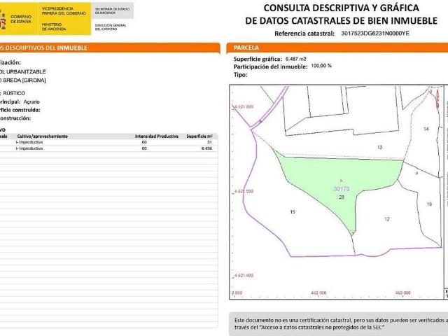 Terreno en venta en la Selva, Catalunya