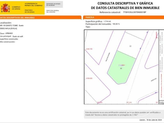 Terreno en venta en Ávila, Castilla y León