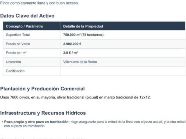 Terreno en venta en Bailén, Andalucía