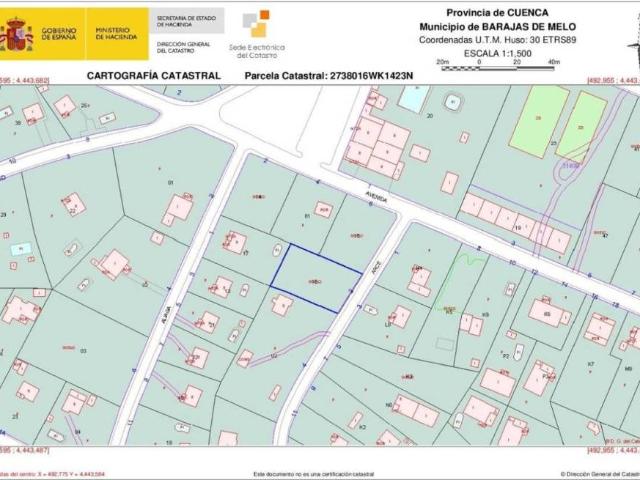 Terreno en venta en Barajas De Melo, Castilla-La Mancha