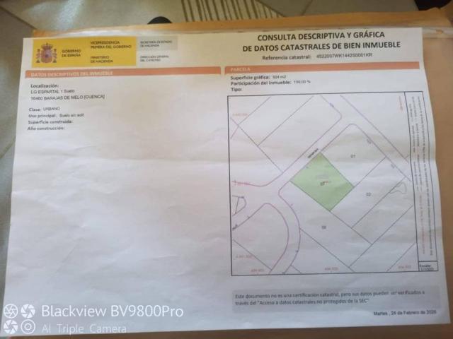Terreno en venta en Barajas De Melo, Castilla-La Mancha