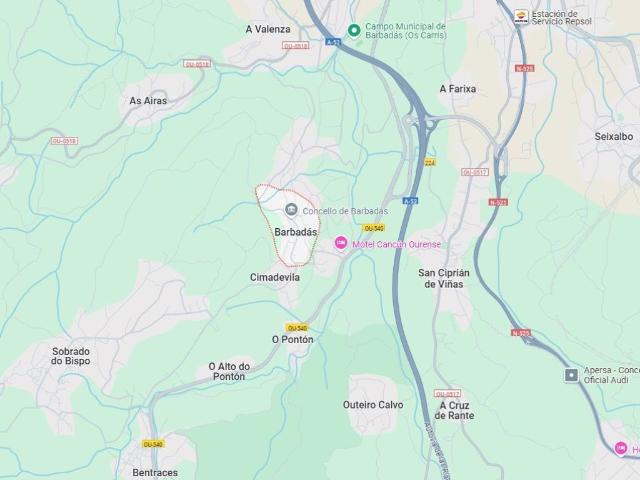 Terreno en venta en Barbadás