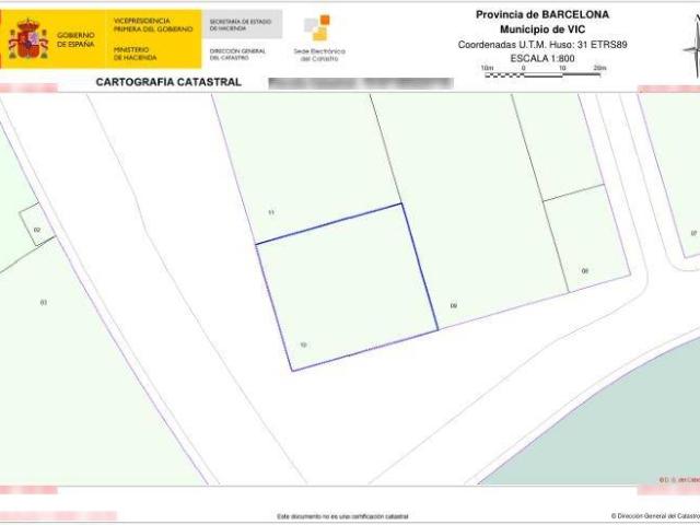 Terreno en venta en Sarrià - Sant Gervasi, Barcelonès