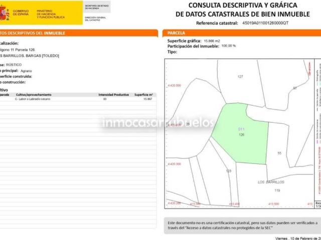 Terreno en venta en Bargas, Castilla-La Mancha