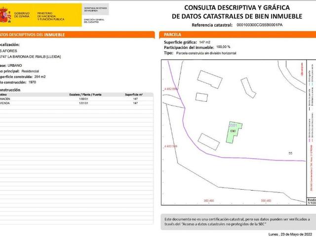 Terreno en venta en Noguera, Catalunya