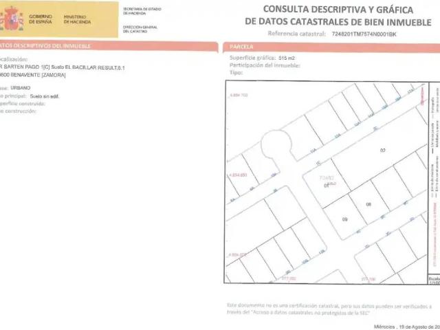 Terreno en venta en Benavente, Castilla y León