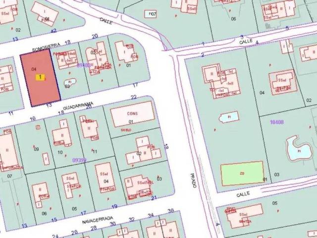 Terreno en venta en Sexmo de Lozoya, Bustarviejo