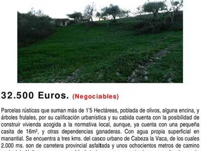 Terreno en venta en Sierra de Huelva, Extremadura