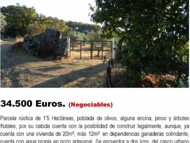 Terreno en venta en Cabeza La Vaca