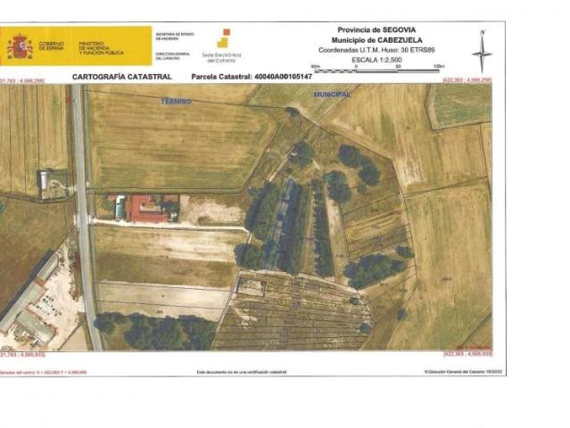 Terreno en venta en Ochavo del Vilorio Sierte, Cabezuela