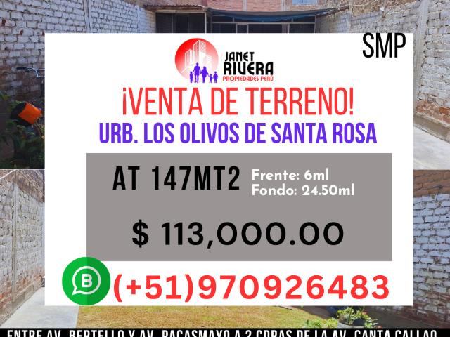 Terreno venta en Callao