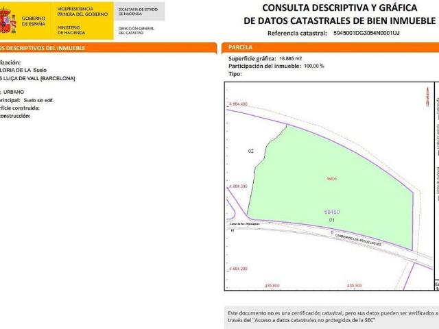 Terreno en venta en Vallès Oriental, Catalunya