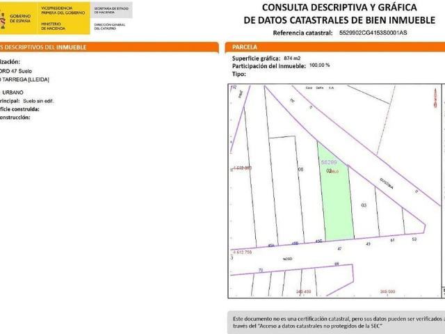 Terreno en venta en Urgell, Catalunya