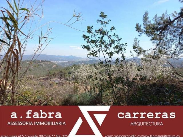 Terreno en venta en Cervelló