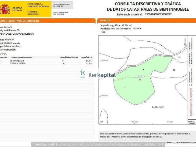 Terreno en venta en Noguera, Catalunya