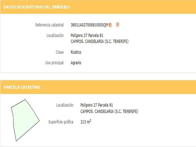 Terreno en venta en Candelaria, Canarias
