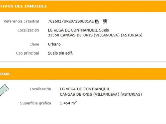 Terreno en venta en Cangas De Onís, Asturias