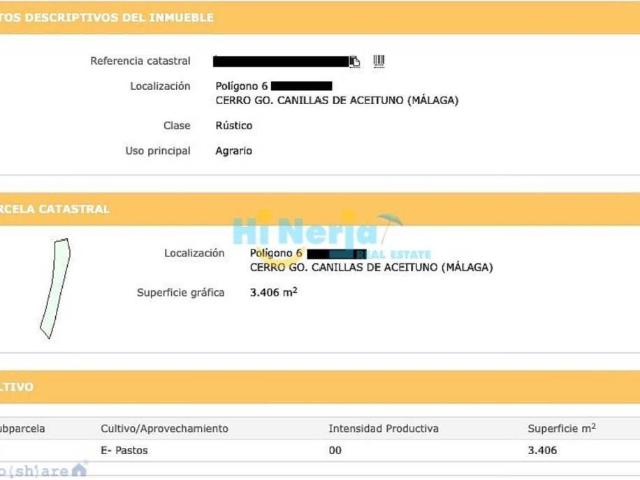 Terreno en venta en La Axarquía, Andalucía