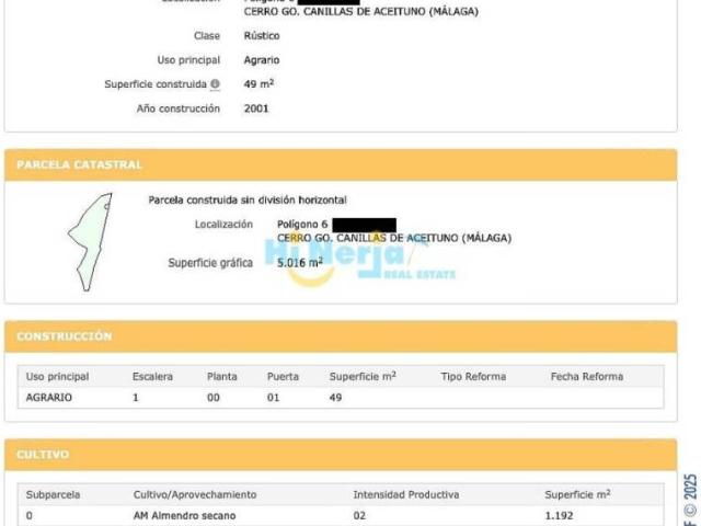 Terreno en venta en La Axarquía, Andalucía
