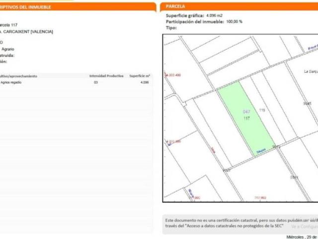 Terreno en venta en la Ribera Alta, Valencia