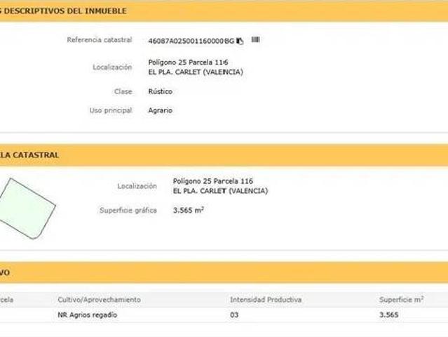 Terreno en venta en la Ribera Alta, Valencia