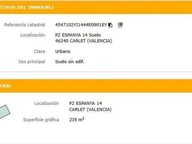 Terreno en venta en Carlet, València / Valencia