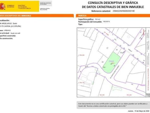 Terreno en venta en Paleo, A Coruña