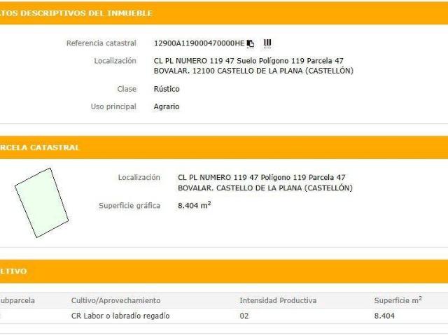 Terreno en venta en Grup Sant Agustí, la Plana Alta