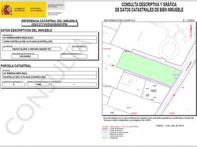 Terreno en venta en Grupo San Arturo, la Plana Alta