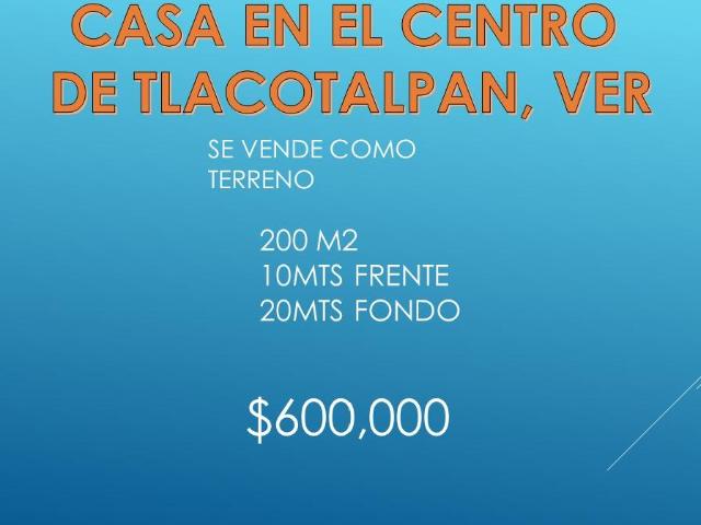 Terreno en venta en Tlacotalpan