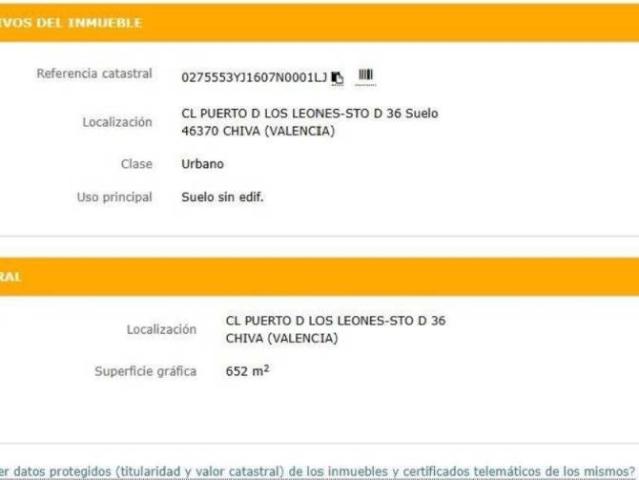 Terreno en venta en Santo Domingo, La Hoya de Buñol