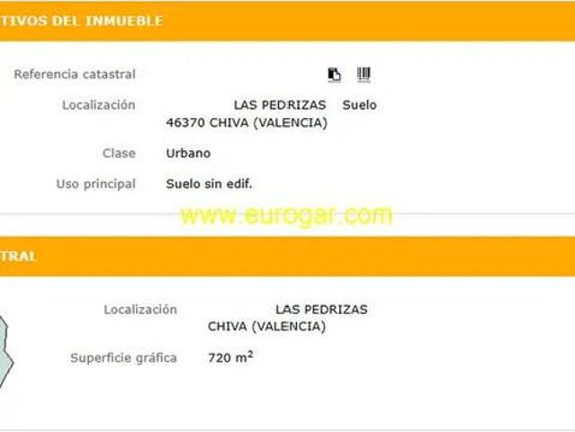 Terreno en venta en Urbanización Las Pedrizas, La Hoya de Buñol