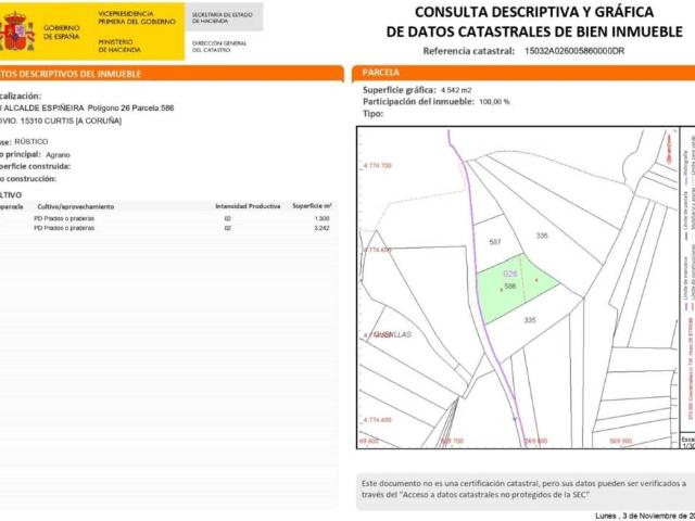 Terreno en venta en Betanzos, Galicia