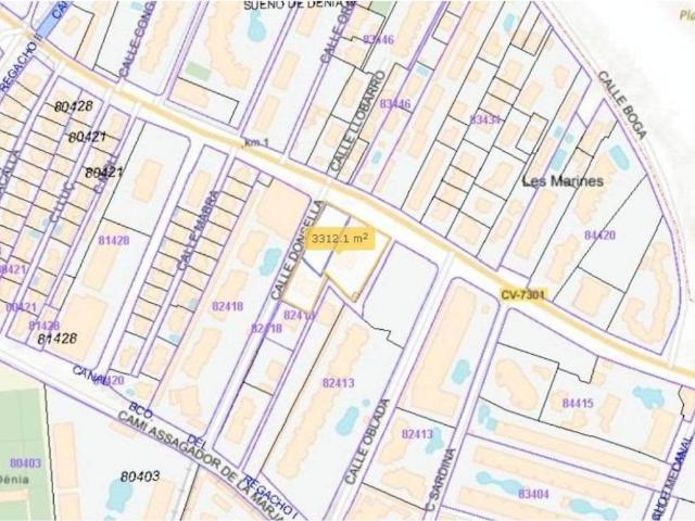Terreno en venta en Dénia, Alacant / Alicante