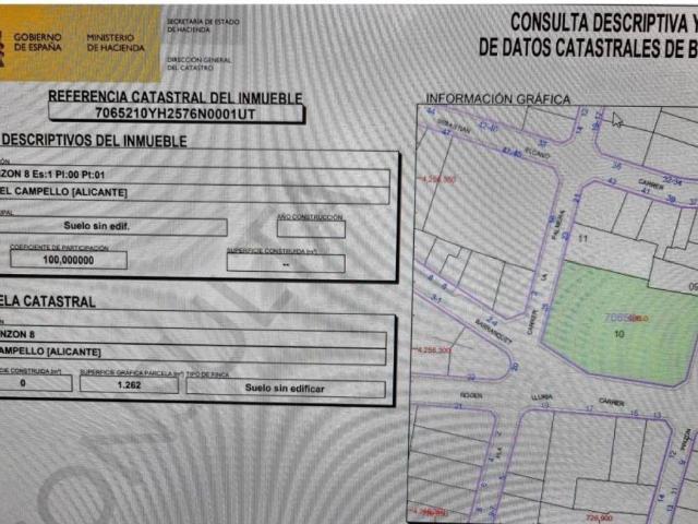 Terreno en venta en l'Alacantí, Valencia