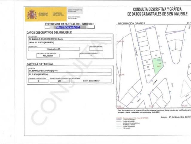 Terreno en venta en El Ejido, Andalucía