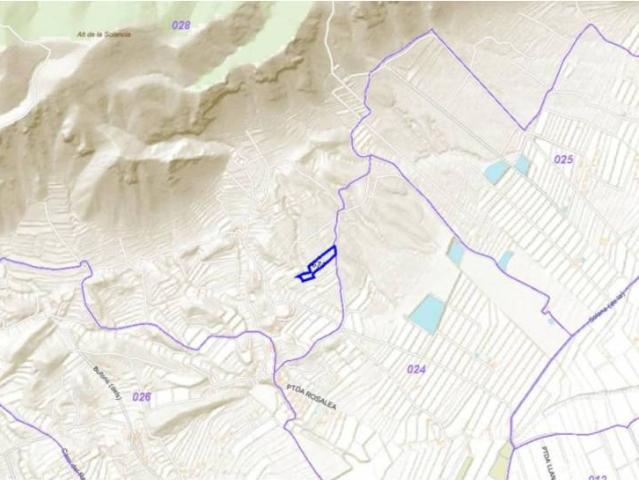 Terreno en venta en el Fondó de les Neus / Hondón de las Nieves, Alacant / Alicante