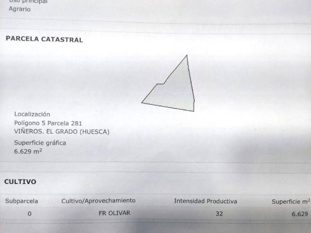 Terreno en venta en Somontano de Barbastro, Aragón