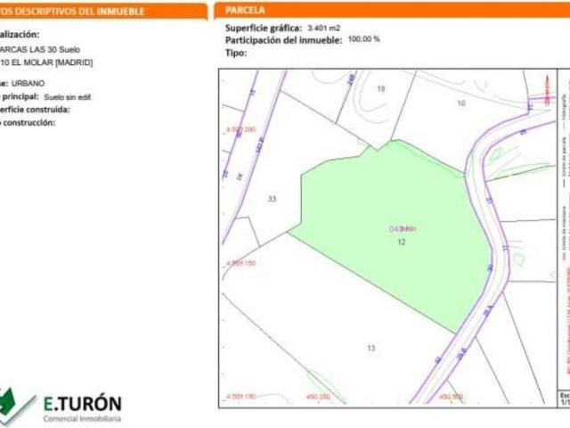 Terreno en venta en La Cabaña, El Molar