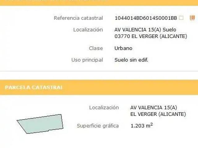 Terreno en venta en la Marina Alta, Valencia
