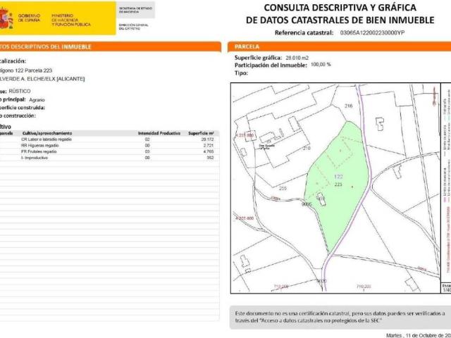 Terreno en venta en Vallverda, el Baix Vinalopó