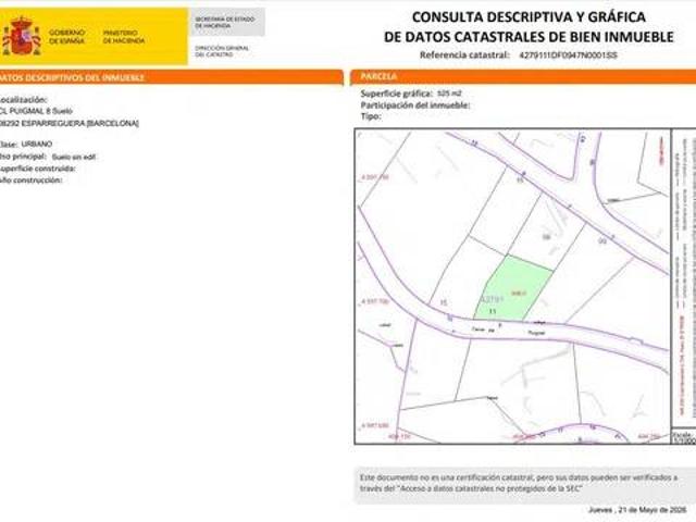 Terreno en venta en el Mas d'en Gall, Baix Llobregat
